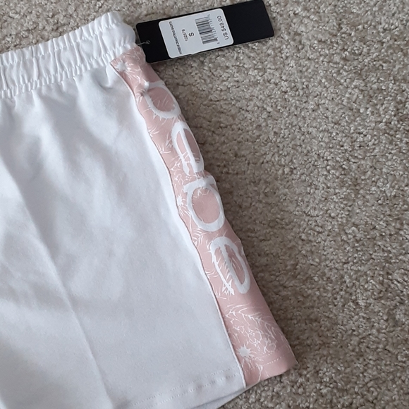 Bebe Drawstring Terry Shorts - Picture 2 of 4